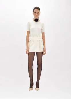 FITTED SWEATER IN VISCOSE BLEND