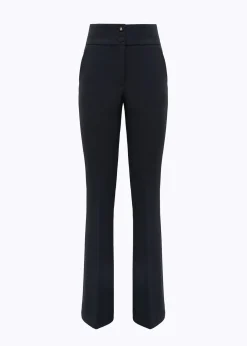 FLARE PANTS IN STRETCH CRÊPE