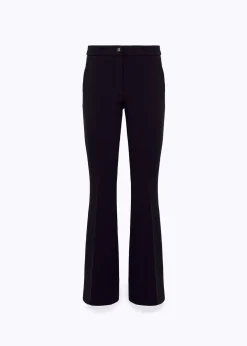 FLARED PANTS IN LIGHT CRÊPE