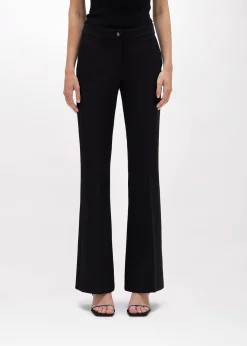 FLARED PANTS IN LIGHT CRÊPE
