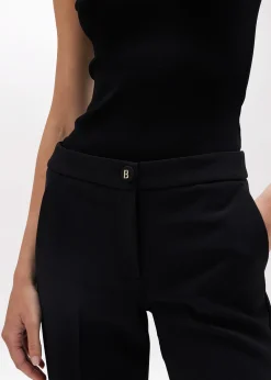 FLARED PANTS IN LIGHT CRÊPE