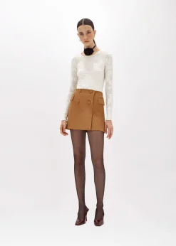 FLORAL LACE STITCH SWEATER