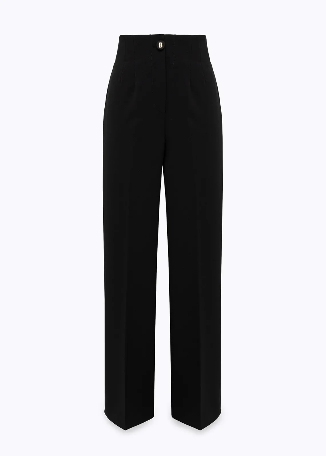HIGH-WAIST PANTS IN LIGHT CRÊPE