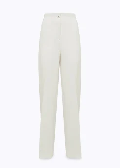 HIGH-WAIST PANTS IN LIGHT CRÊPE