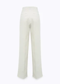HIGH-WAIST PANTS IN LIGHT CRÊPE