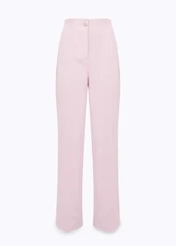 HIGH-WAIST PANTS IN LIGHT CRÊPE