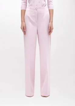 HIGH-WAIST PANTS IN LIGHT CRÊPE