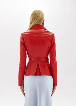 JACKET IN LEATHER