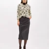 JACQUARD ANIMALIER PRINT SWEATER WITH RHINESTONES