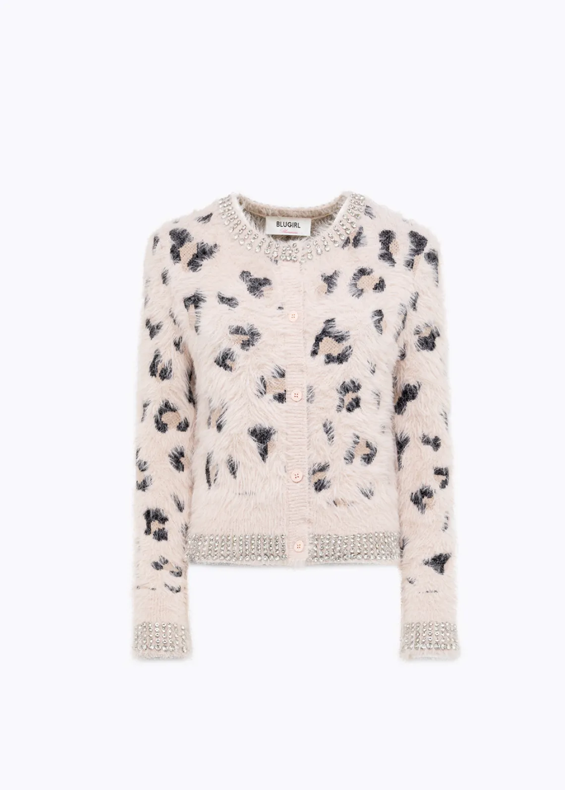 JACQUARD ANIMALIER PRINT CARDIGAN