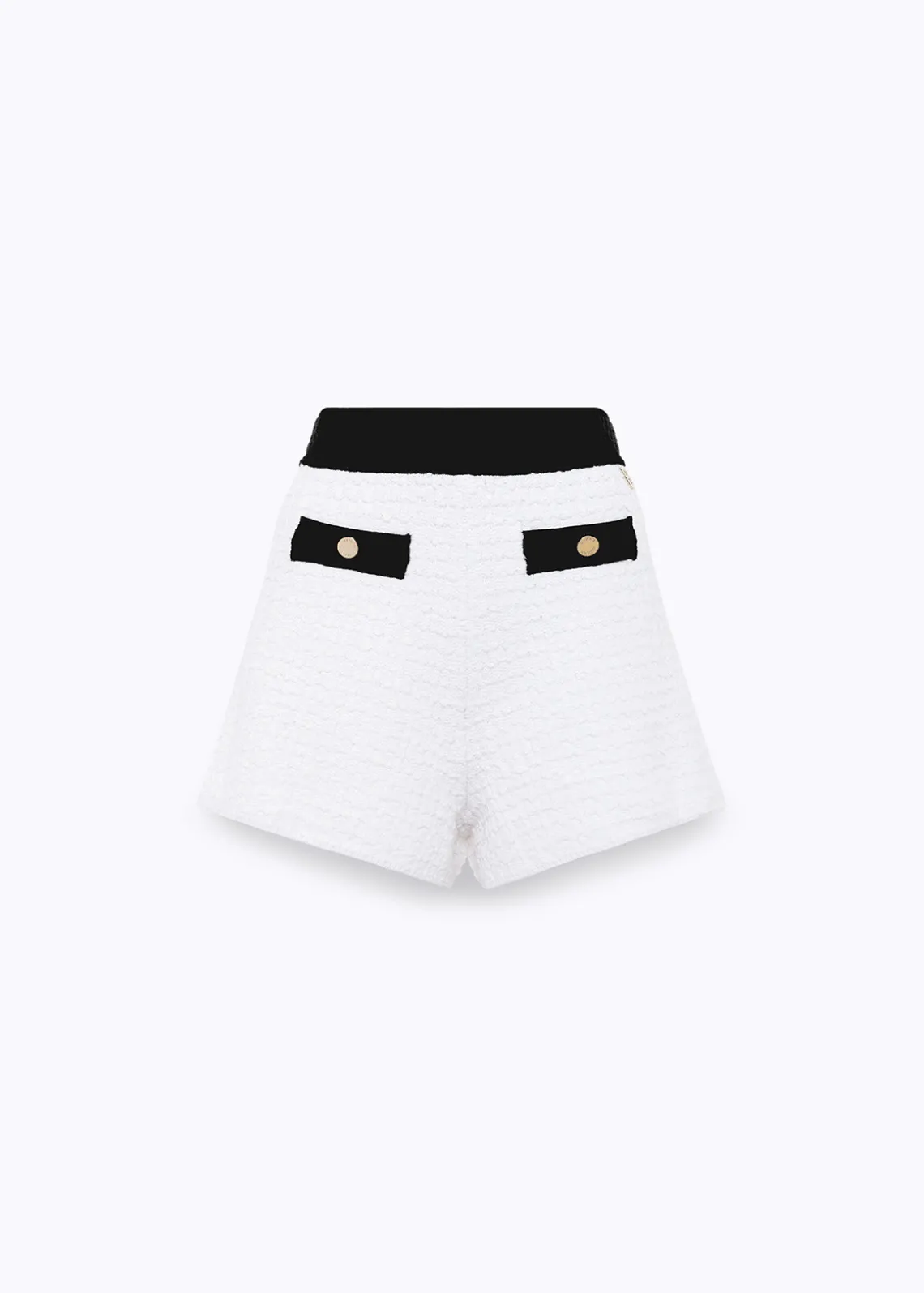 JACQUARD KNIT BOUCLÉ SHORTS