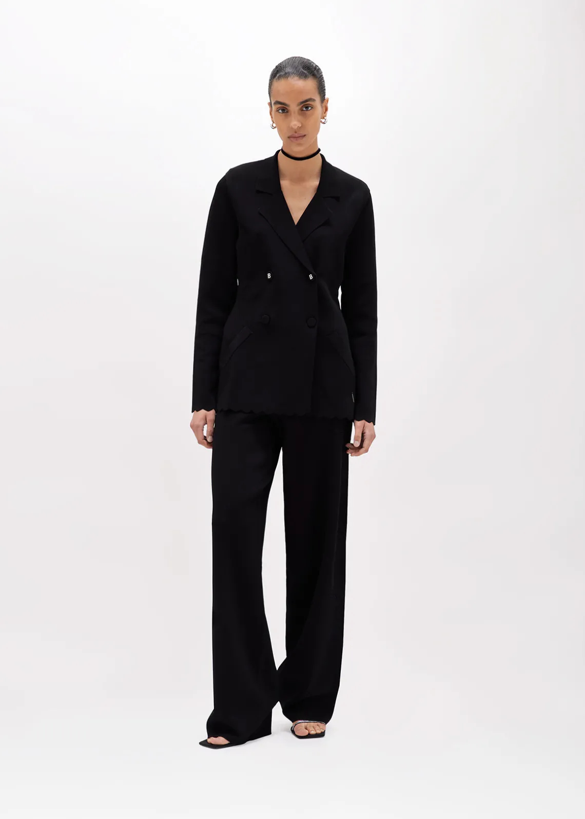 JACQUARD ROSE KNIT JACKET