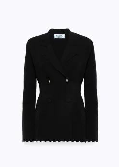 JACQUARD ROSE KNIT JACKET
