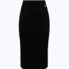 JACQUARD ROSE KNIT SKIRT