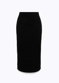 JACQUARD ROSE KNIT SKIRT