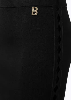 JACQUARD ROSE KNIT SKIRT