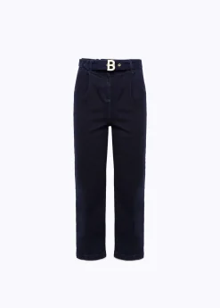 JEANS WITH BRANDED BELT
