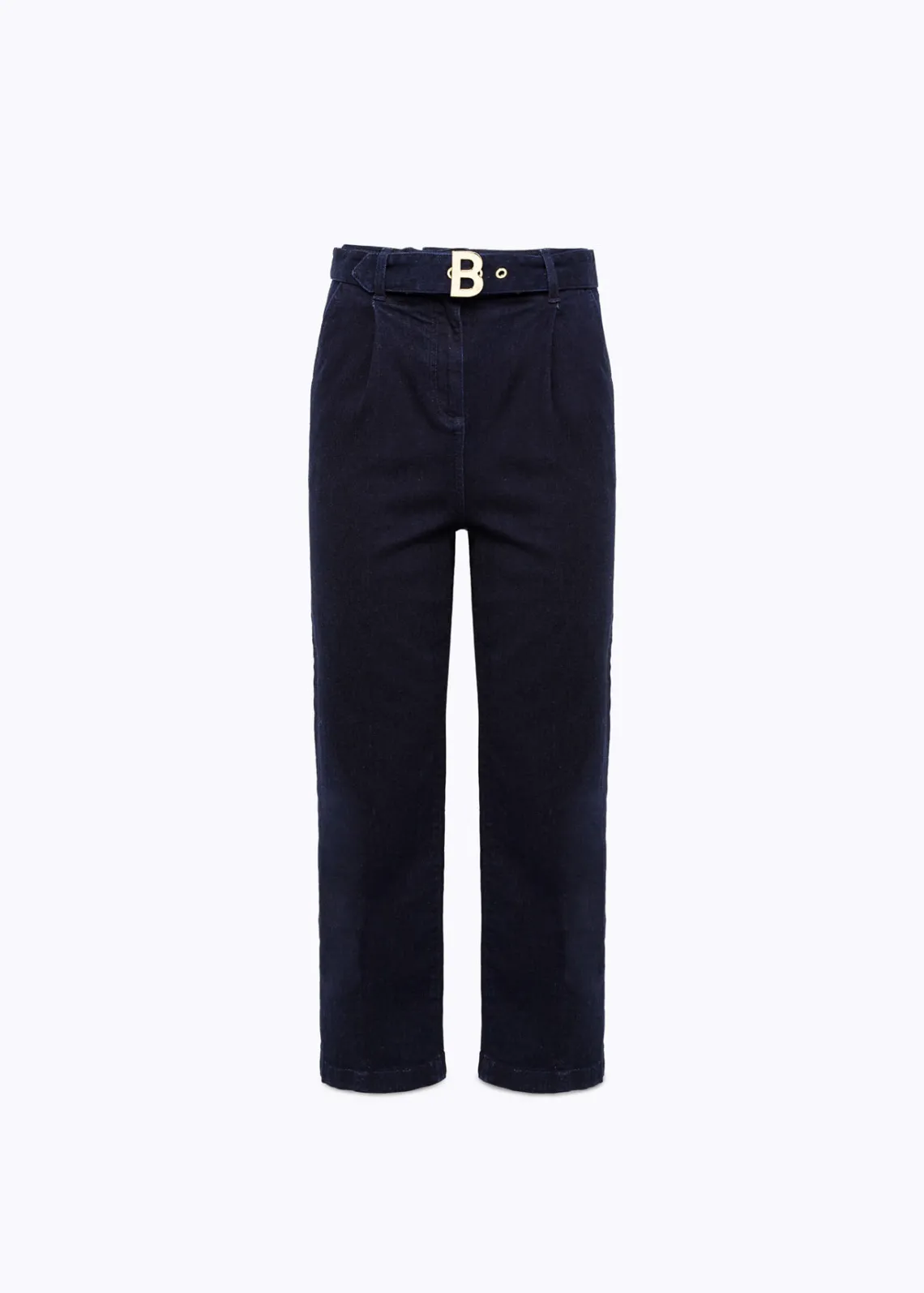 JEANS WITH BRANDED BELT
