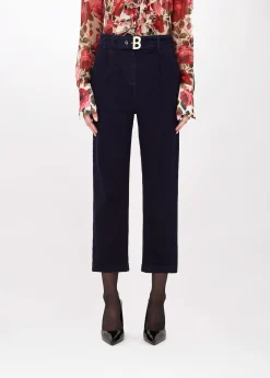 JEANS WITH BRANDED BELT