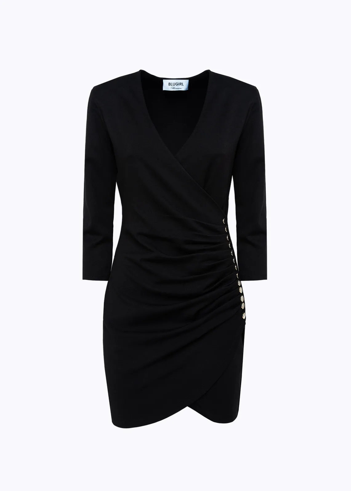 JERSEY DRESS WITH DRAPING