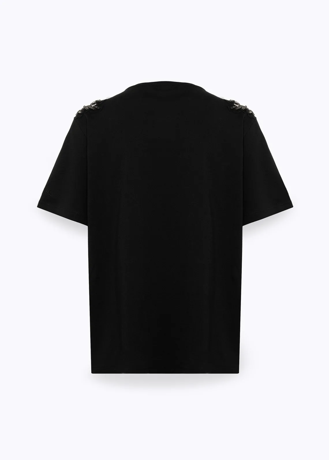JERSEY T-SHIRT WITH FLORAL PATCH