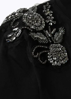 JERSEY T-SHIRT WITH FLORAL PATCH