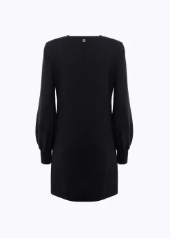 KNIT MINI DRESS WITH BUTTONS