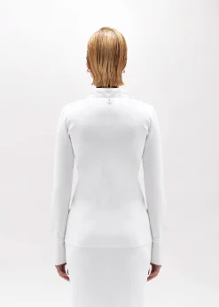 KNIT SHIRT WITH ROSE EMBROIDERY