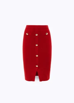 KNITTED MIDI SKIRT