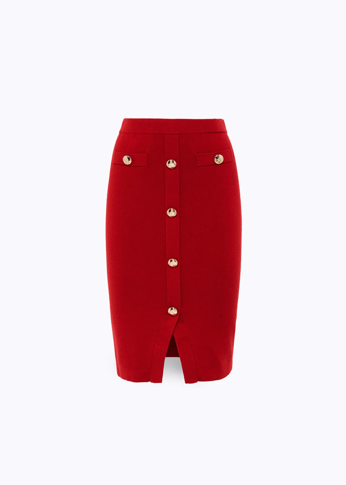 KNITTED MIDI SKIRT