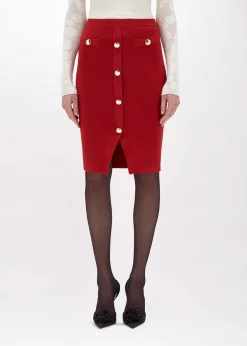 KNITTED MIDI SKIRT