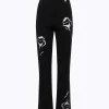 KNITTED PANTS WITH ROSES