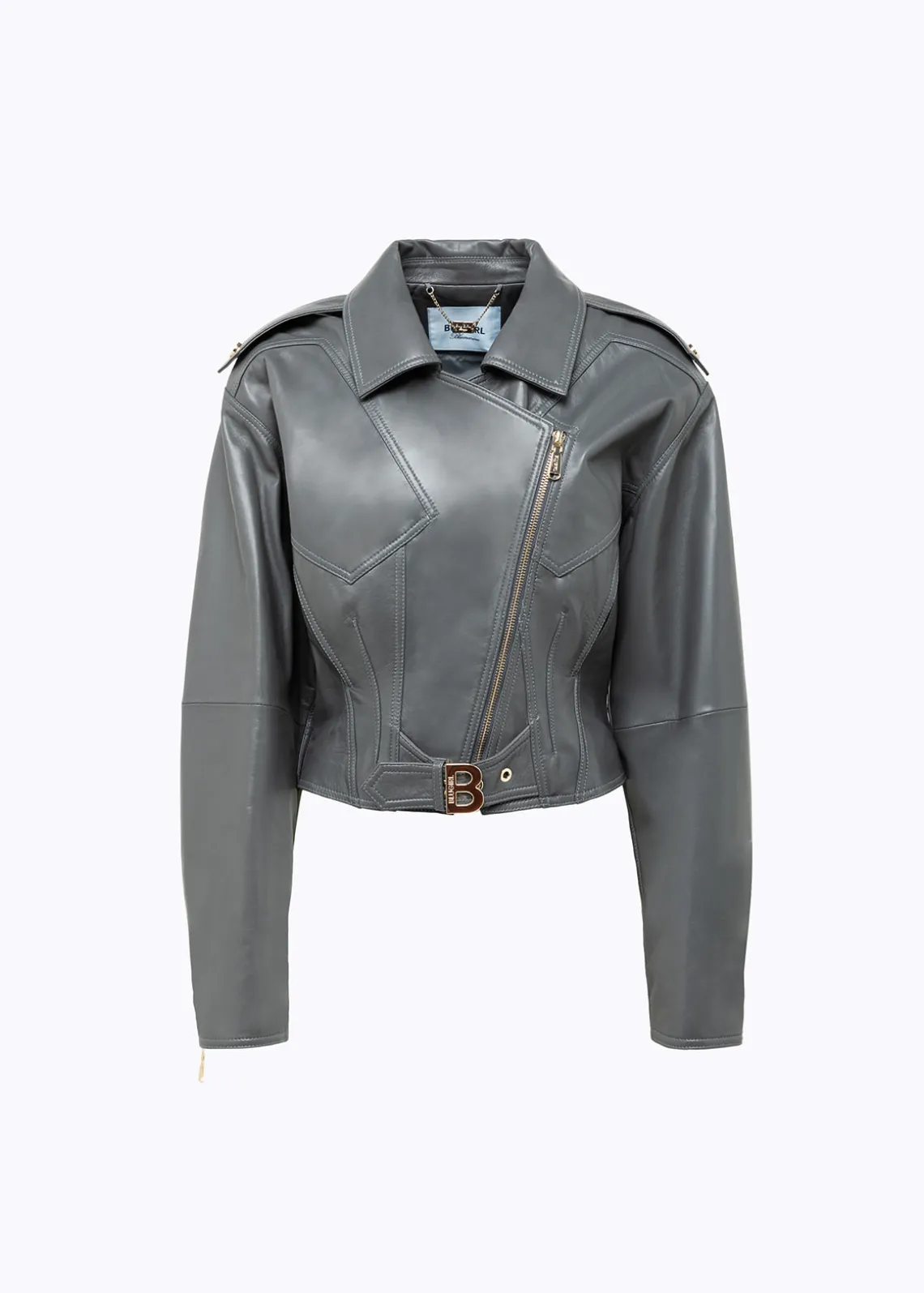 LEATHER BIKER JACKET