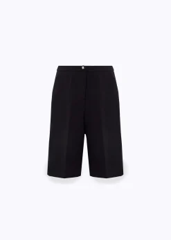 LIGHT CRÊPE BERMUDA SHORTS