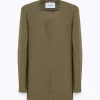 LINEN BLEND OVERSIZED BLAZER JACKET