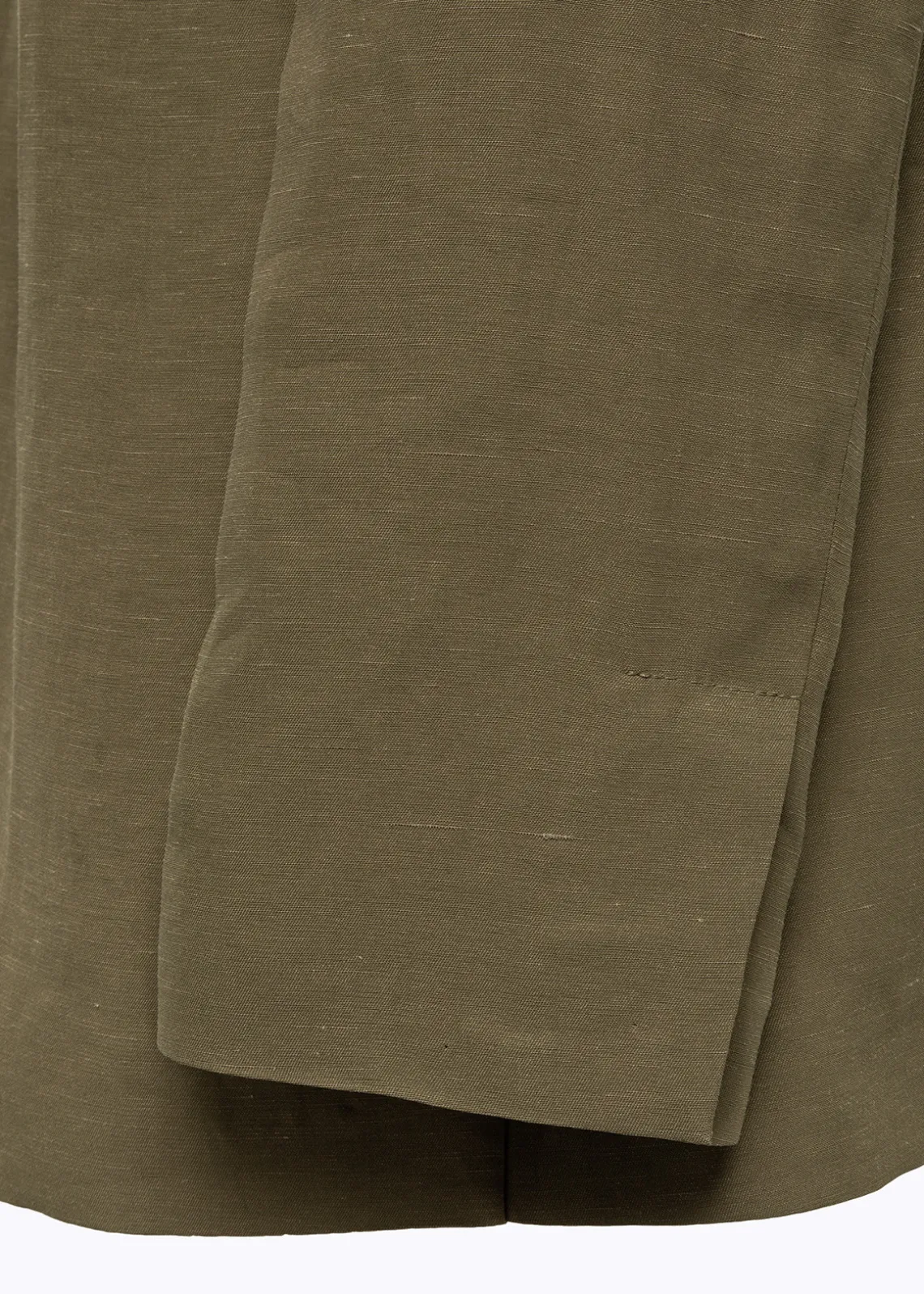 LINEN BLEND OVERSIZED BLAZER JACKET