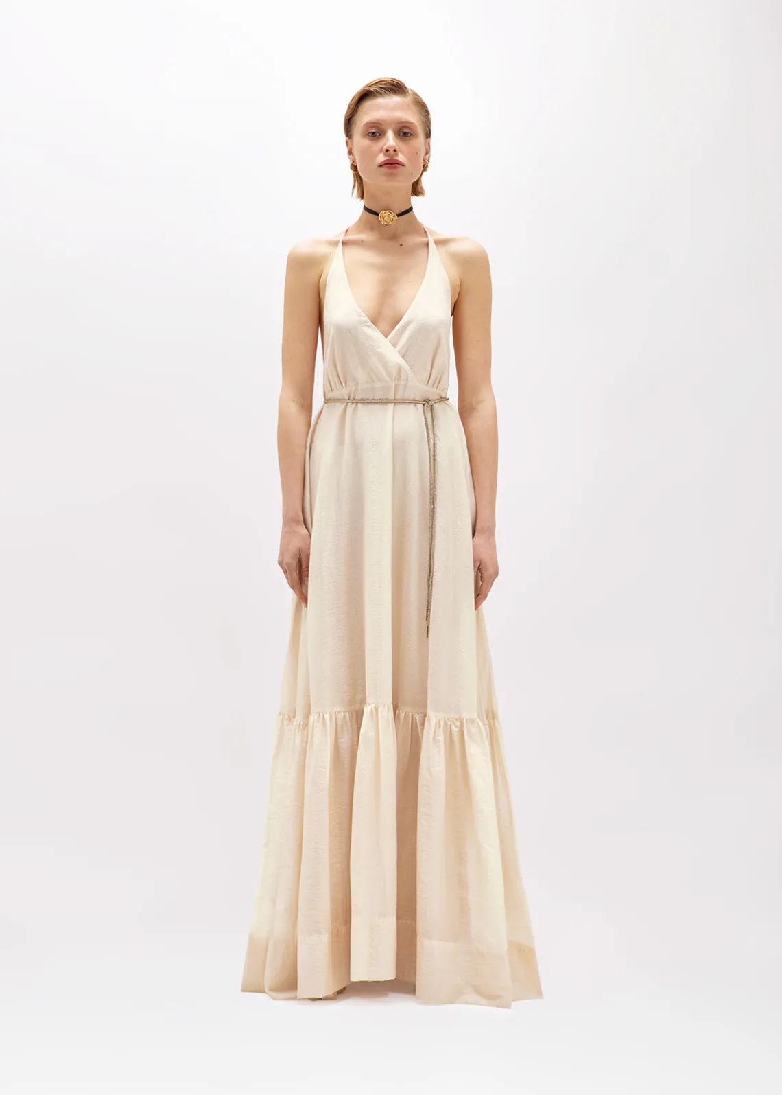 LONG DRESS IN TENCEL WITH PRINT