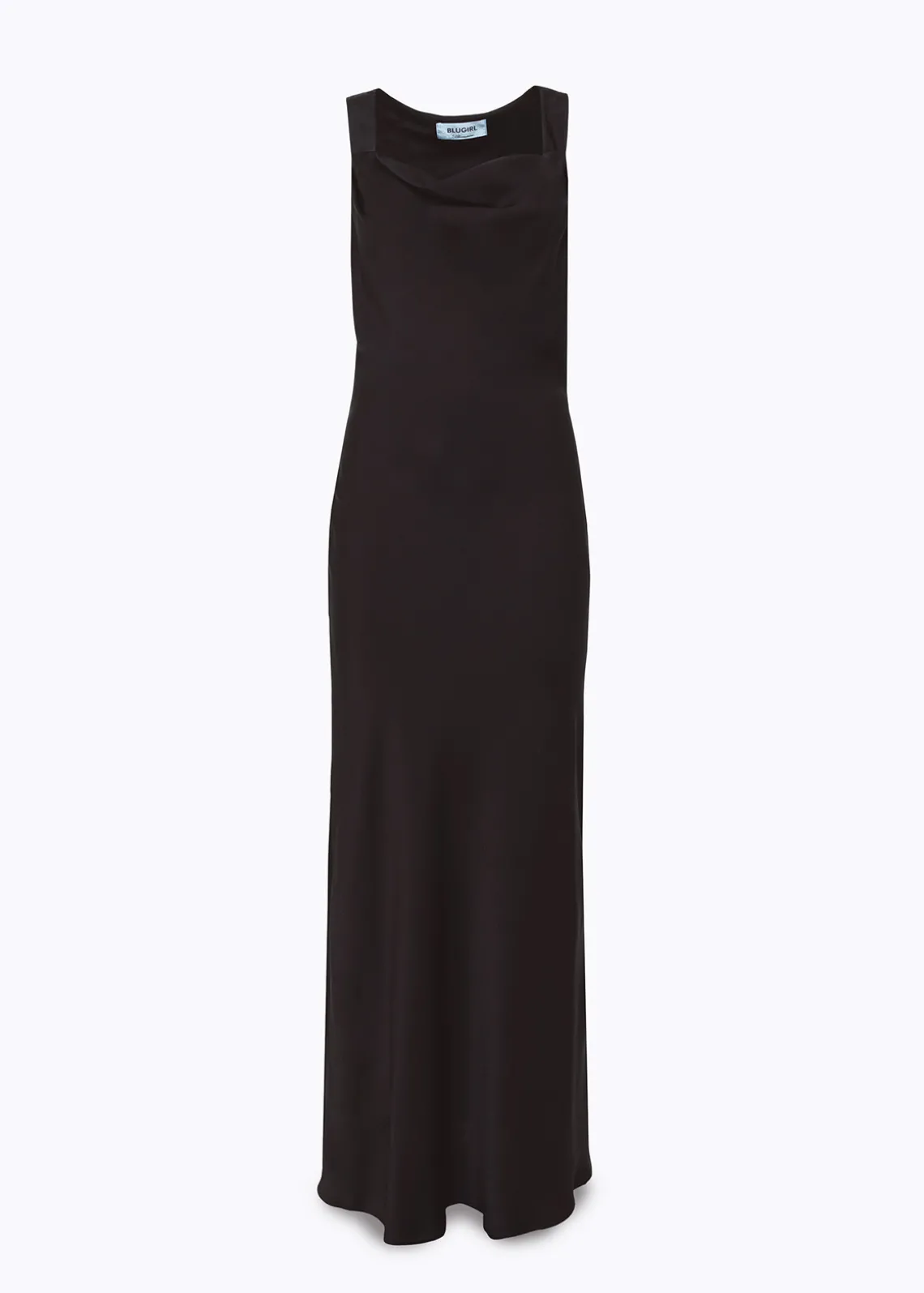 LONG MERMAID DRESS IN SATIN