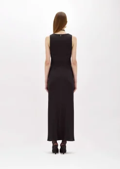 LONG MERMAID DRESS IN SATIN