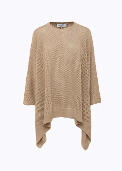 LUREX MESH KNIT PONCHO