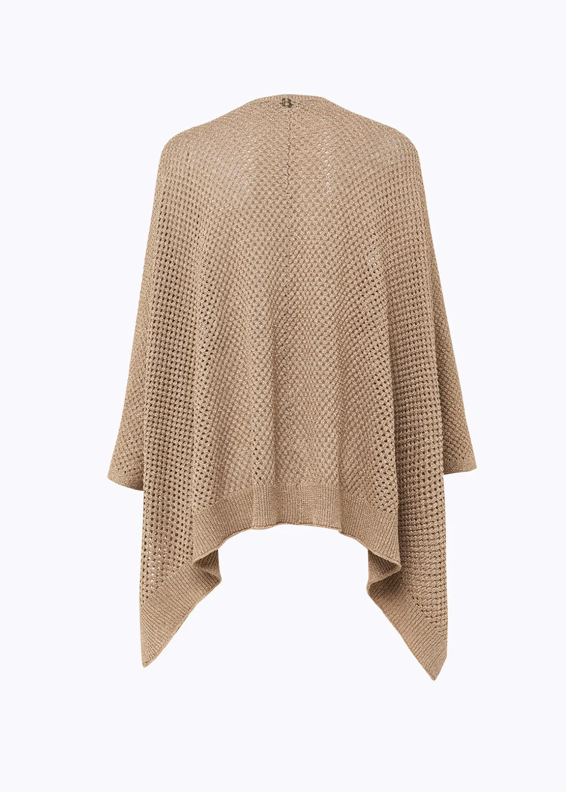 LUREX MESH KNIT PONCHO