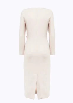 MIDI DRESS IN STRETCH WOOL CADY