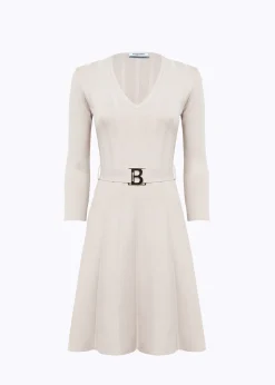 MINI DRESS IN STRETCH VISCOSE