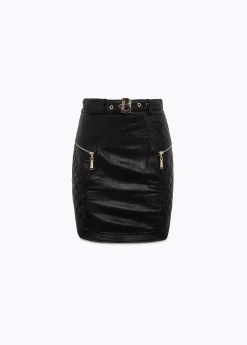 MINI SKIRT IN LEATHER