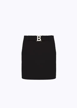 MINI SKIRT IN STRETCH CRÊPE