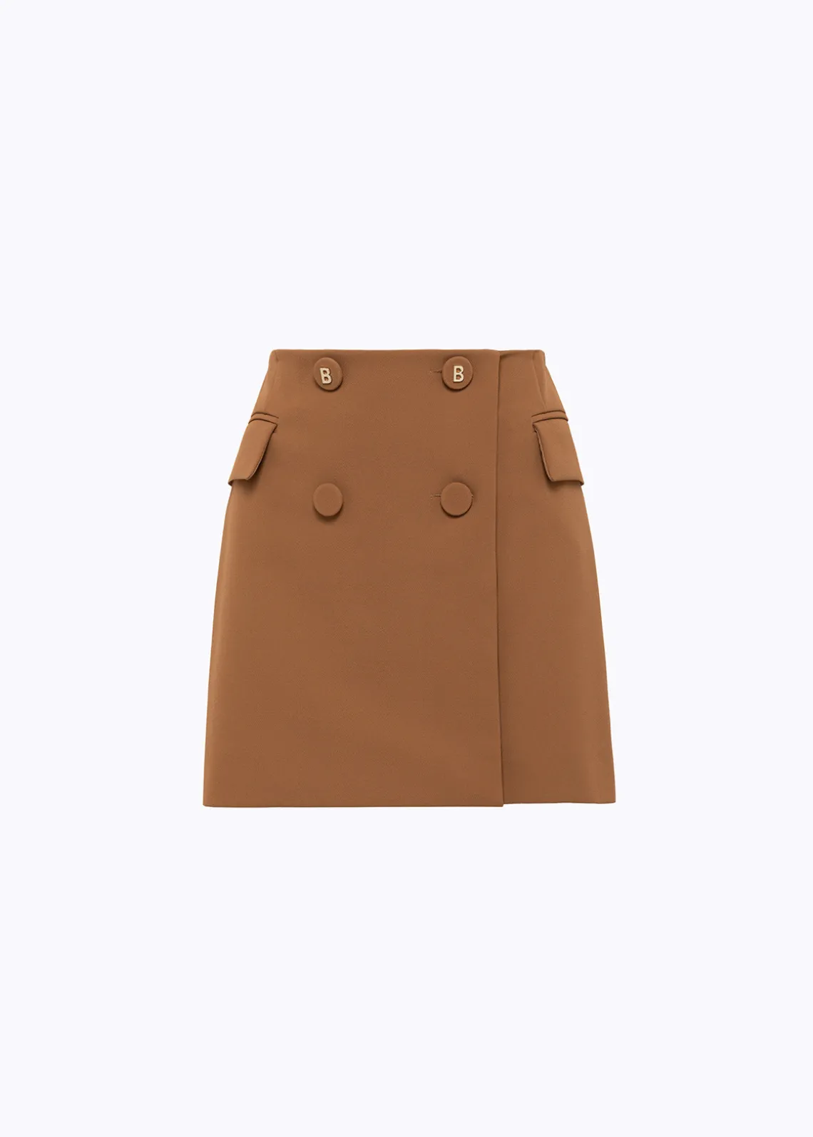 MINI SKIRT IN STRETCH CRÊPE