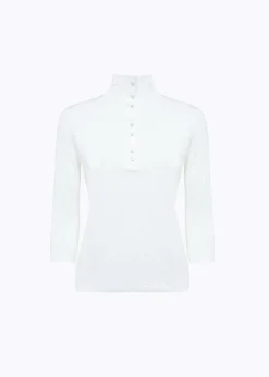 MOCK NECK SWEATER IN VISCOSE BLEND