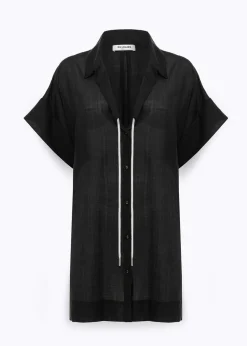 OVERSIZED TENCEL SHIRT