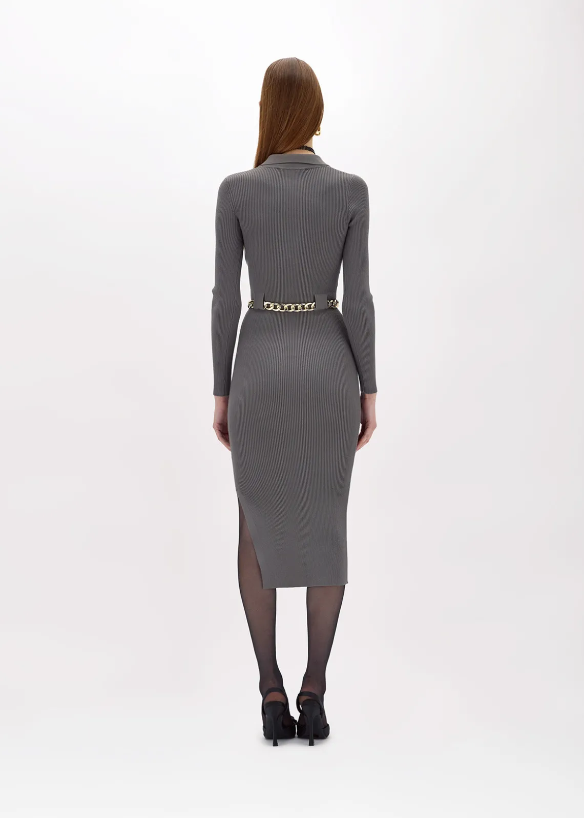 POLO MIDI DRESS WITH BELT