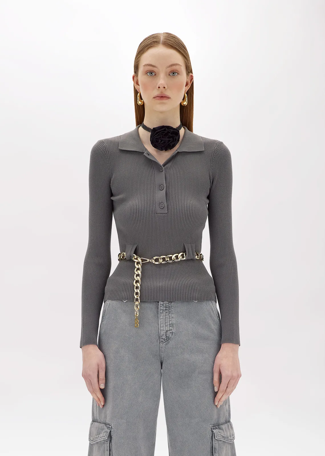 POLO SHIRT WITH BELT